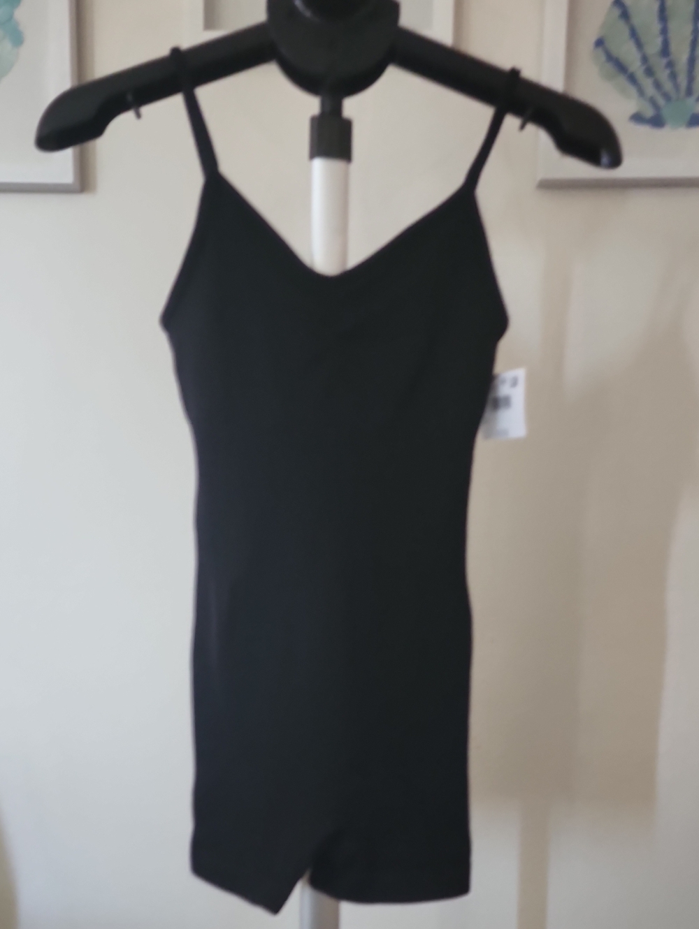 American Eagle Outfitters Black Slim Slip Romper